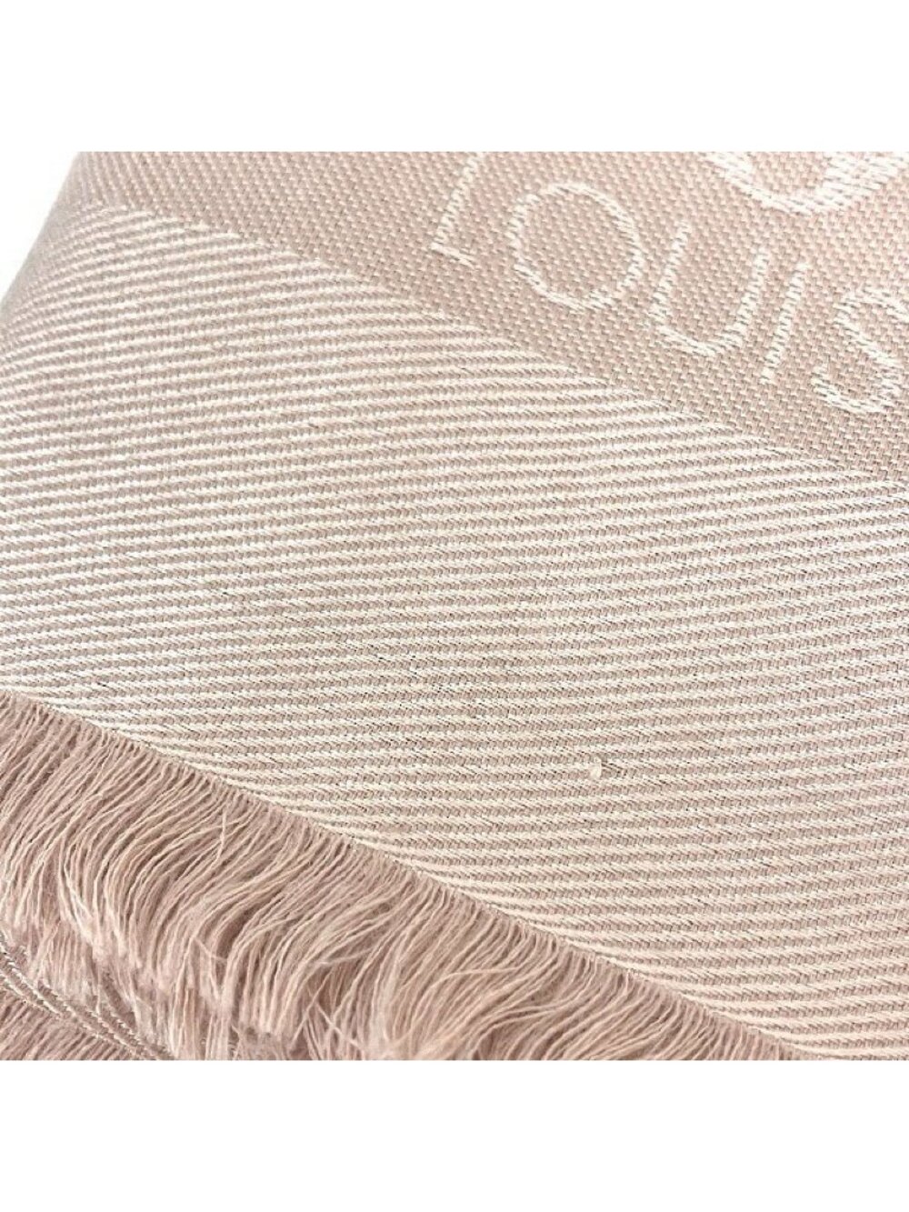 Louis Vuitton Shawl Monogram Silk Wool Scarf - Picture 7 of 9